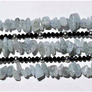 Aquamarine & Spinel Bracelet